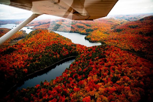 Survol en hydravion Québec