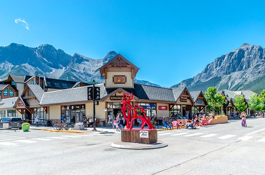 Centre-ville Canmore, Alberta
