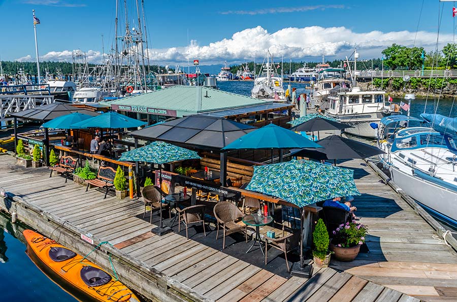 Marina de Nanaimo, Colombie-Britannique