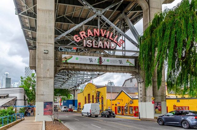 Granville Island, Vancouver - Départ croisière observation baleines