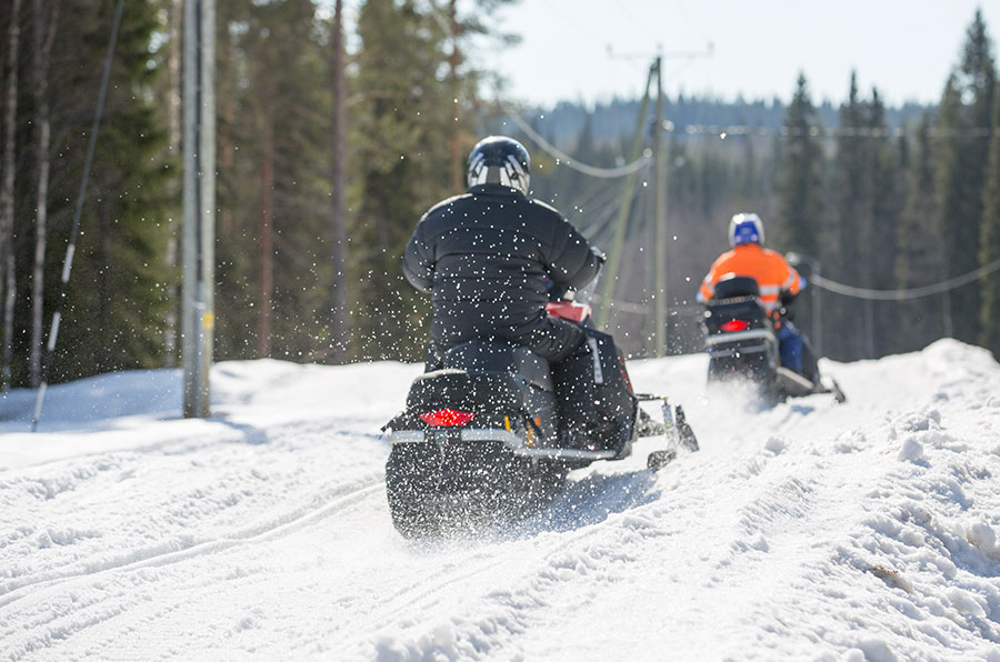 Motoneige hiver Canada
