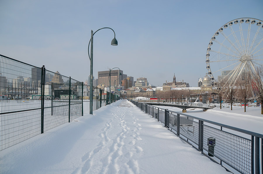 Visite de Montréal en hiver