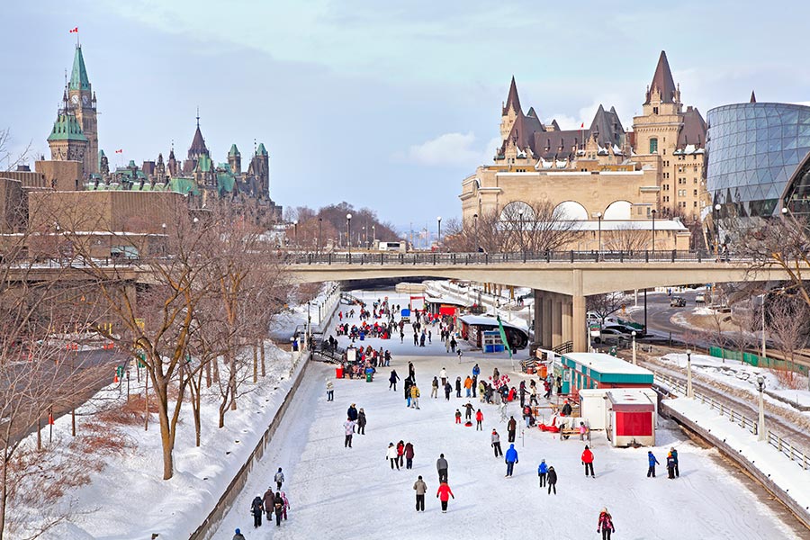 Patinoire Canal Rideau - Ottawa